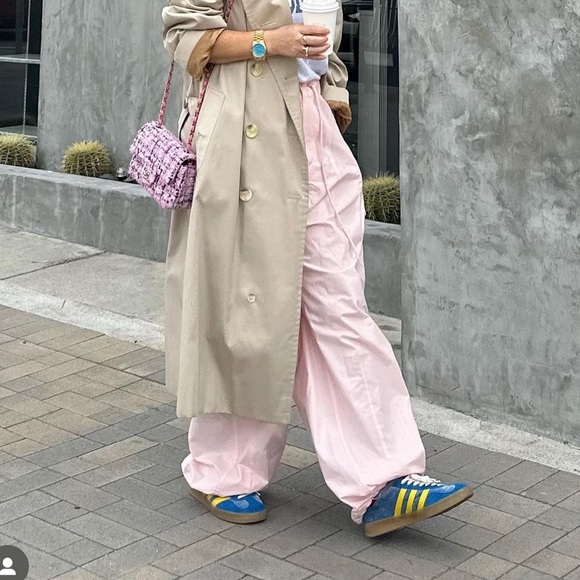 Frankie Shop pink cargo pants (M/L) - Picture 4 of 10
